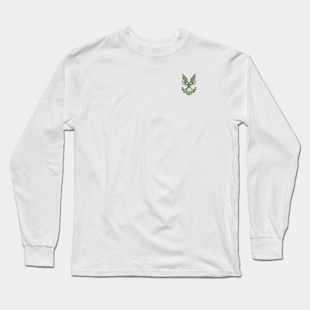 UNSC - Infinite (Chest Pocket Variant) Long Sleeve T-Shirt by huckblade